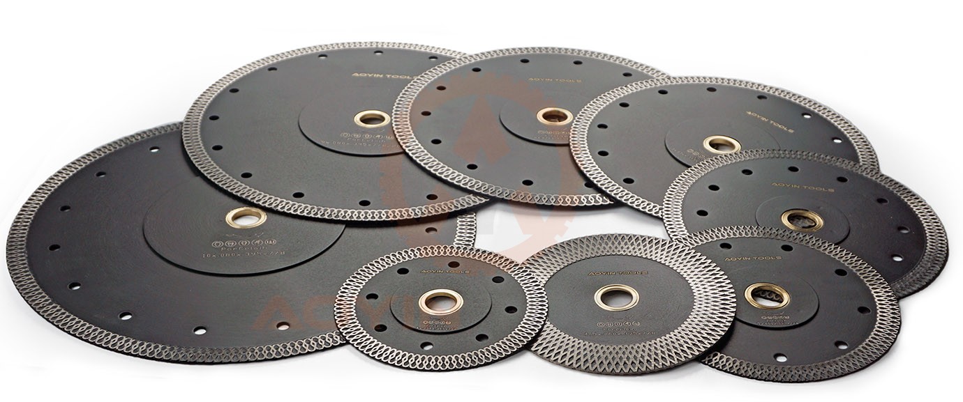 Hot Press Super Thin Diamond Network Wave Saw Blade