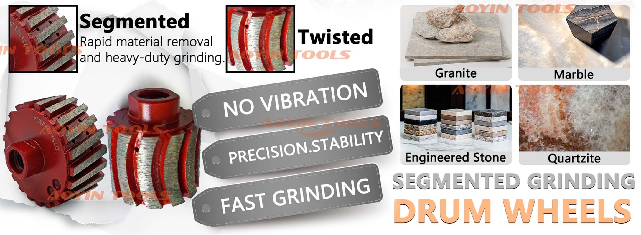 zero tolerance diamond segmented drum wheel